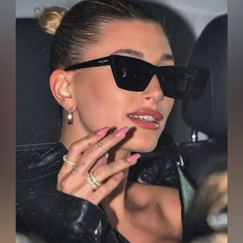 Genuine Saint Laurent worn by Hailey Bieber SL 276 Mica